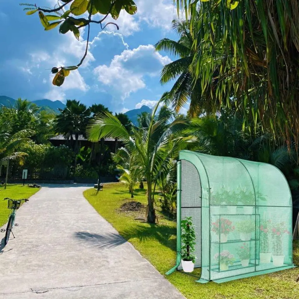 Serre de jardin HG8088 anti-gel 200x100 cm pour protéger vos plants