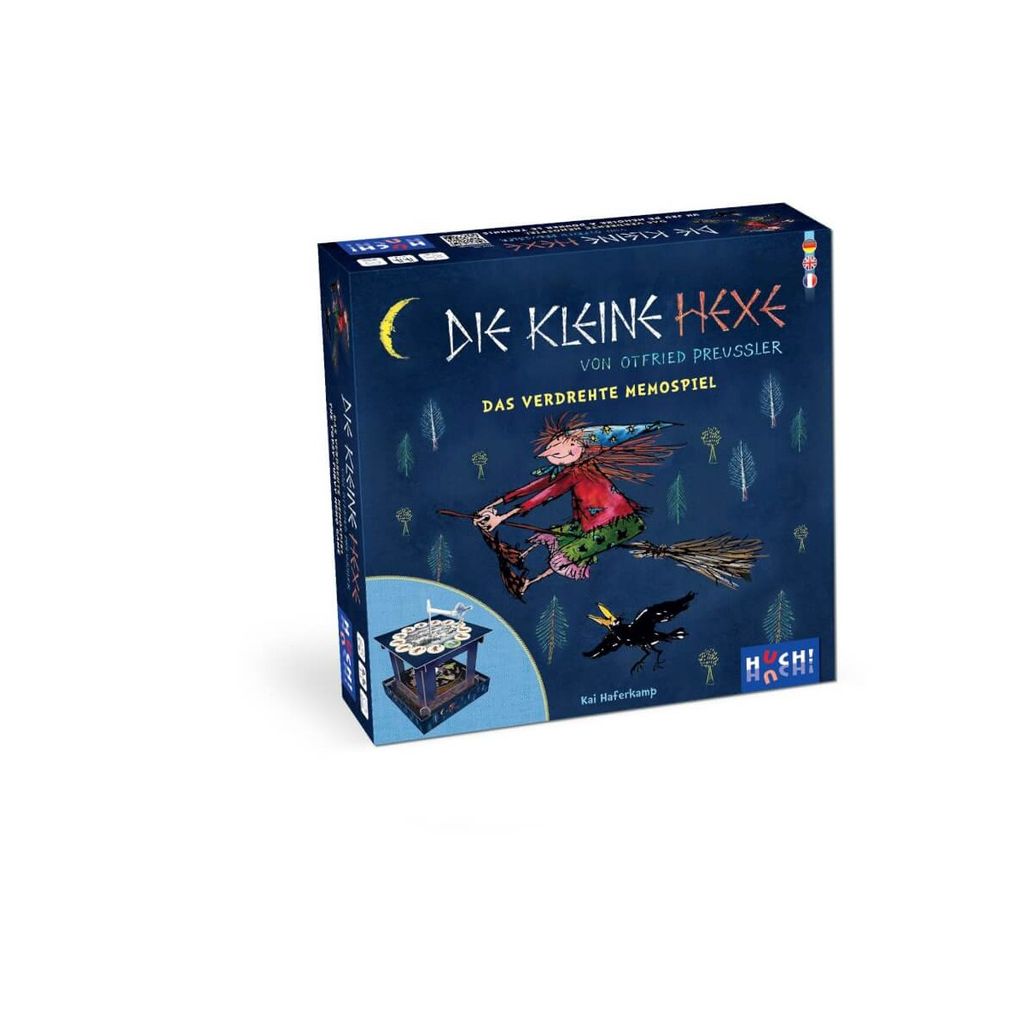 HUCH! 880406 Die kleine Hexe-Das verdrehte Memospiel mit Drehmechanismus