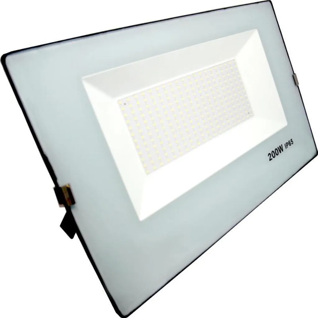 Projecteur LED Puissant pour Jardin et Cour 200W IP65 Gris Bleu 5000K