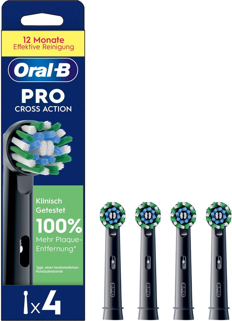Oral-B 015431, 4 kusů, Černá, Oral-B, Závěsný obal Obrázek produktu 