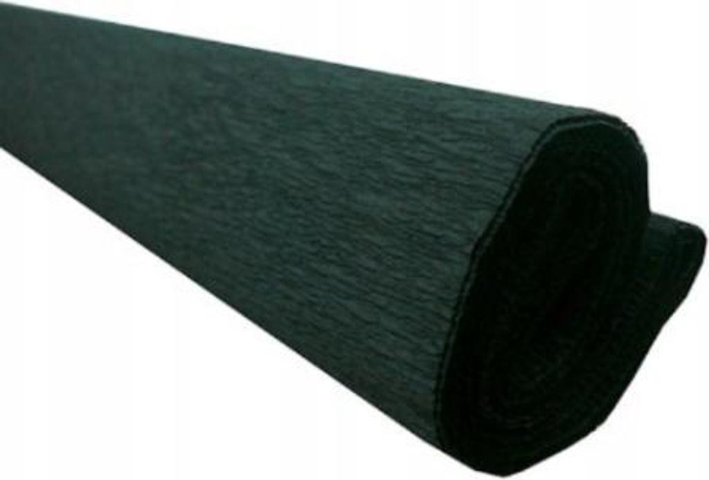 Tymos černý krepový papír, rozměry 200 x 50 cm – Obrázek produktu 