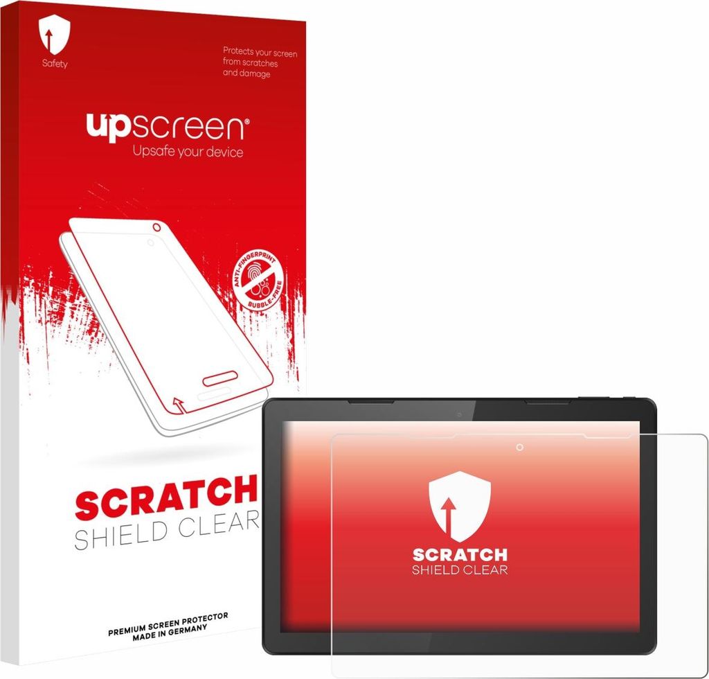 upscreen Schutzfolie für Hannspree Pad 13.3" Zeus 3 Displayschutz Displayschutzfolie Folie Klar Transparent