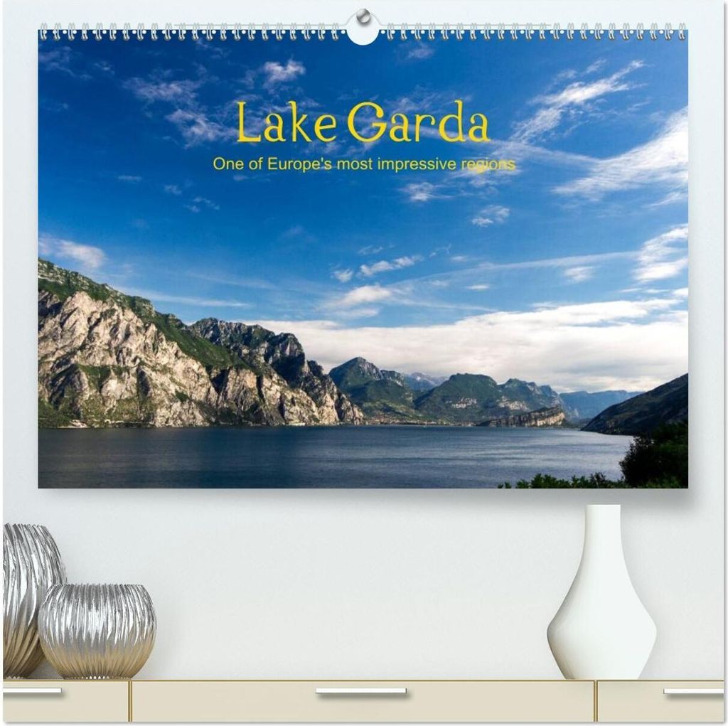 Lake Garda / UK-Version (High Quality Premium Wall Calendar 2026 DIN A2 landscape),CALVENDO 12 Month Wall Calendar