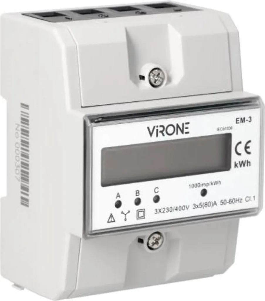 Réduisez vos Factures avec l'Indicateur Énergie Triphasé 80A Orno DIN 35