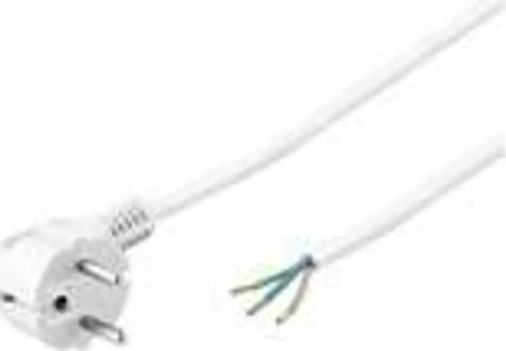 Cordon alimentation 5m Schuko Open pour installation appareil fixe