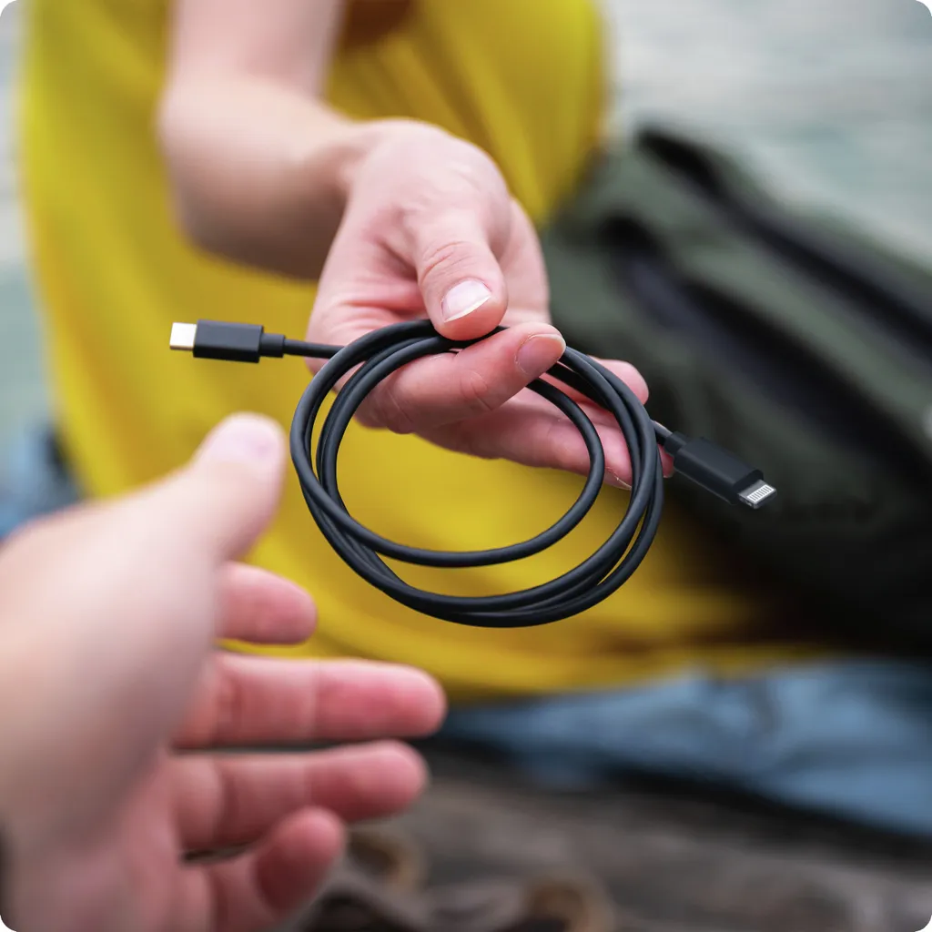 Câble Lightning USB-C ANSMANN 1700-0107 Robuste et Long de 2 Mètres - 6