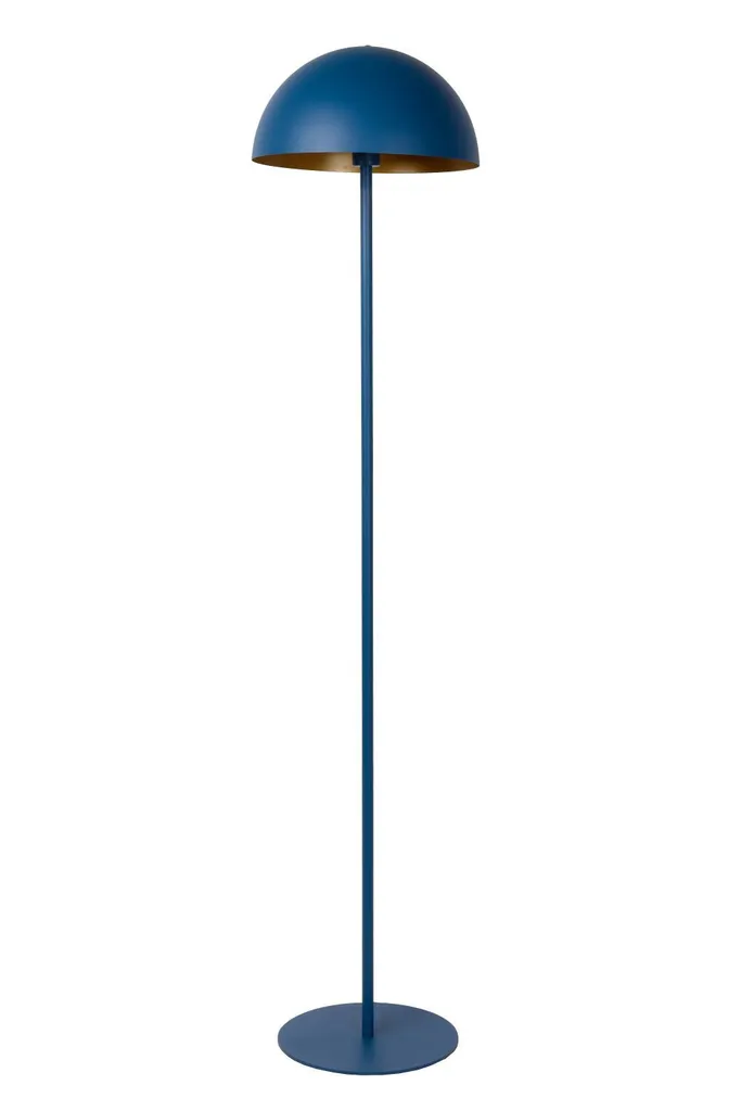 Lampadaire Salon Lucide Siemon Bleu - Lampe de Lecture Rétro Chic