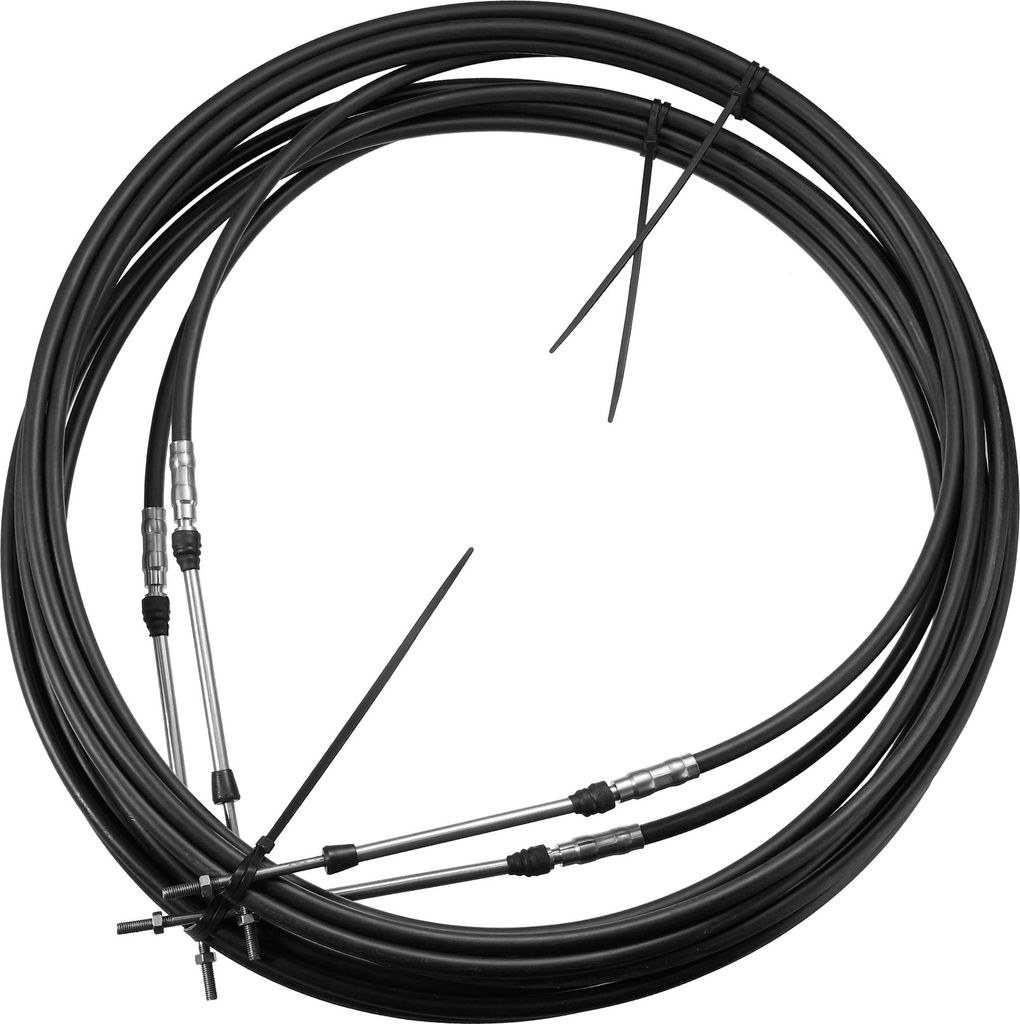 1 Stück Gashebel Fernbedienungsbox Kabel Schwarz 7 Meter