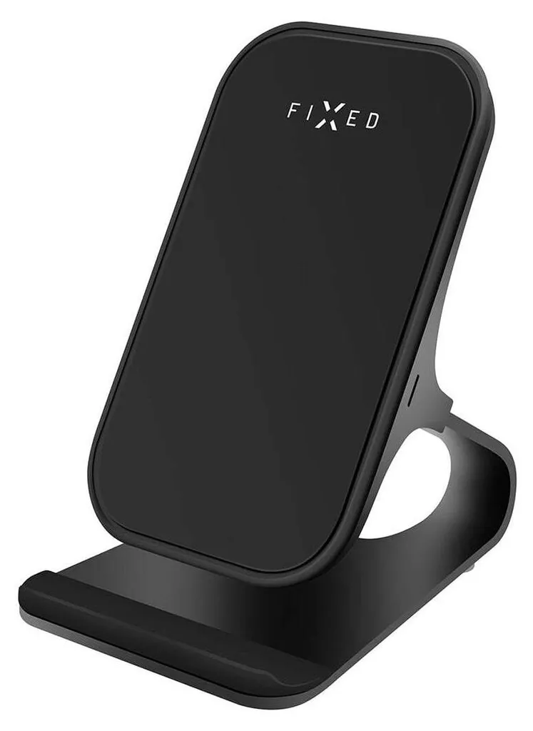 Station de recharge Qi 15W Fixed Frame Wireless noir pour bureau pro
