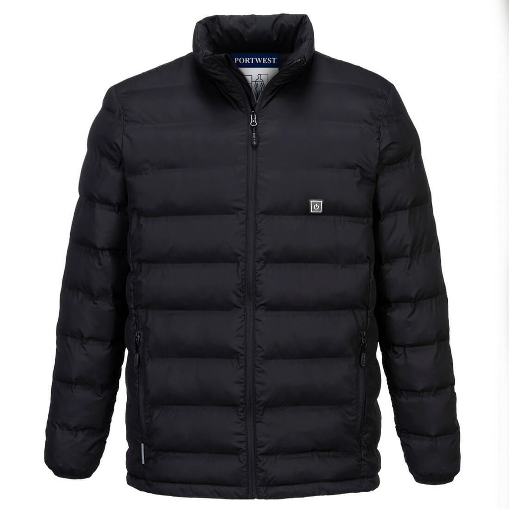 Beheizbare Jacke PORTWEST Tunnel - Größe XL - Ultraschallbeheizt - S547BKRXL