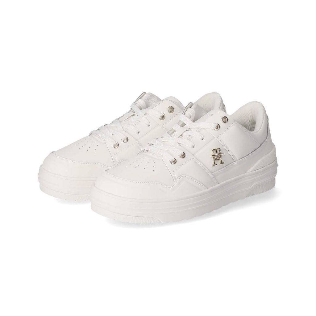 Tommy Hilfiger White Leather Women Sneaker – EU36/US6