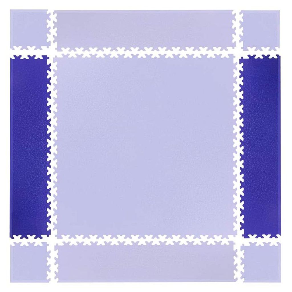 Insportline Seitliche Rampe für einfache Matte, 2 Stück, blau