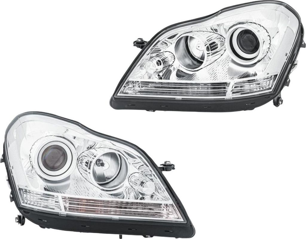 Hauptscheinwerfer-Set 12 V W5W WY5W PY21W H7/H7 FF DE Halogen HELLA für MB