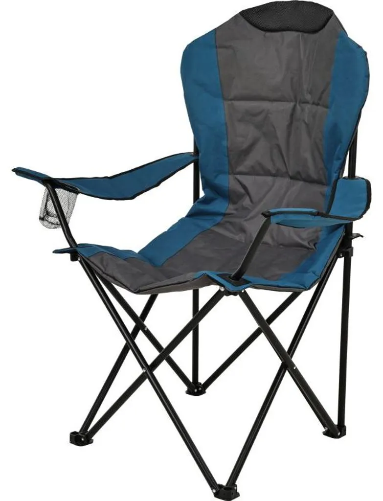 ProGarden Table Pliante 95x110 cm - Solution Espace Compact Bleu/Gris