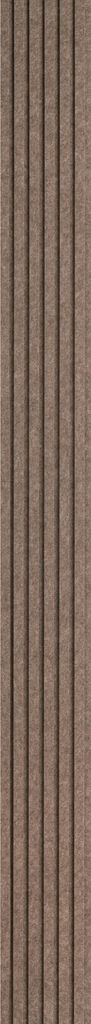 Akustikpaneel 20x240cm Wandpaneele Filz, B1 Brandschutz Farbe: Coffee, Größe: 20 x 240cm
