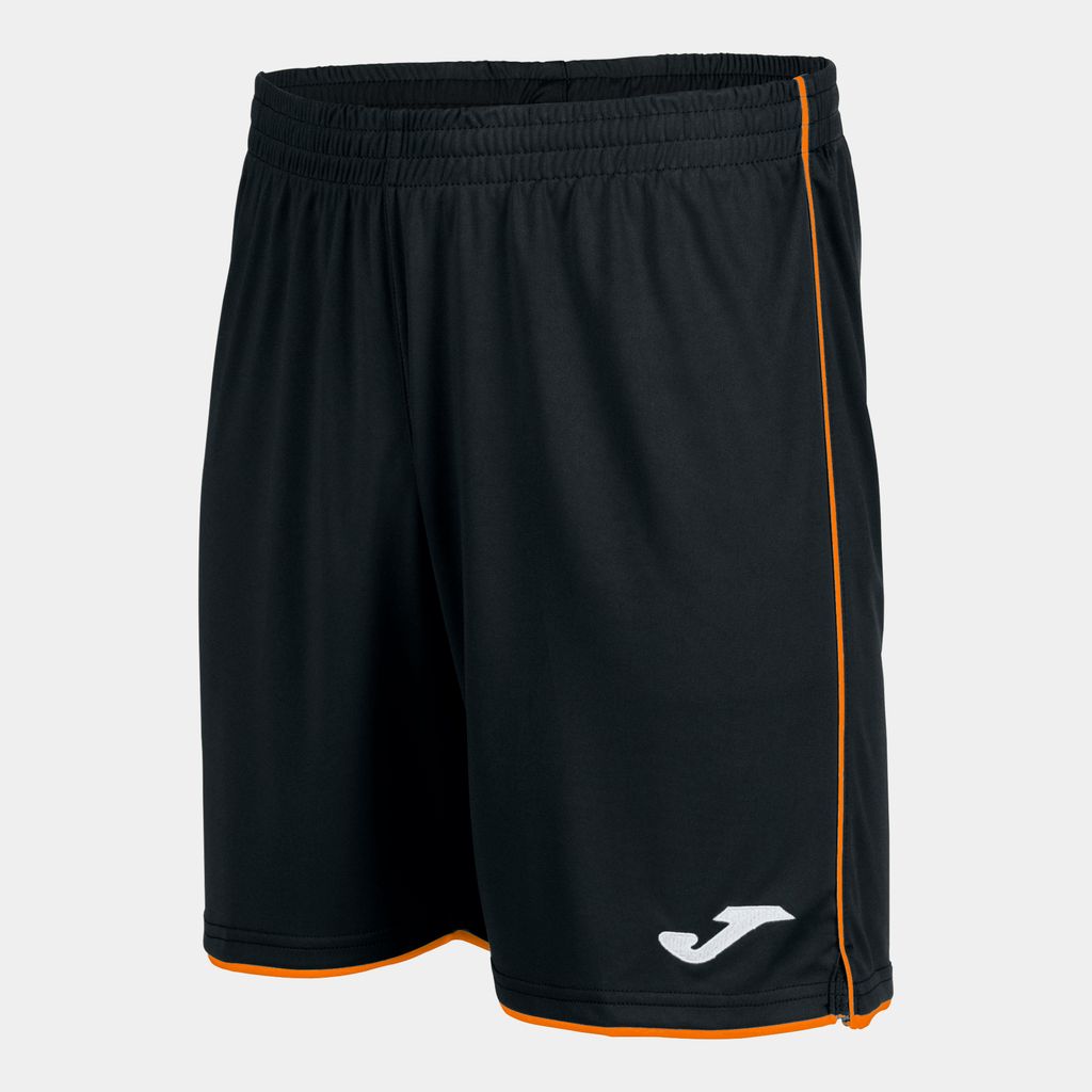 Joma liga sport shorts black-orange 2xl-3xl männer
