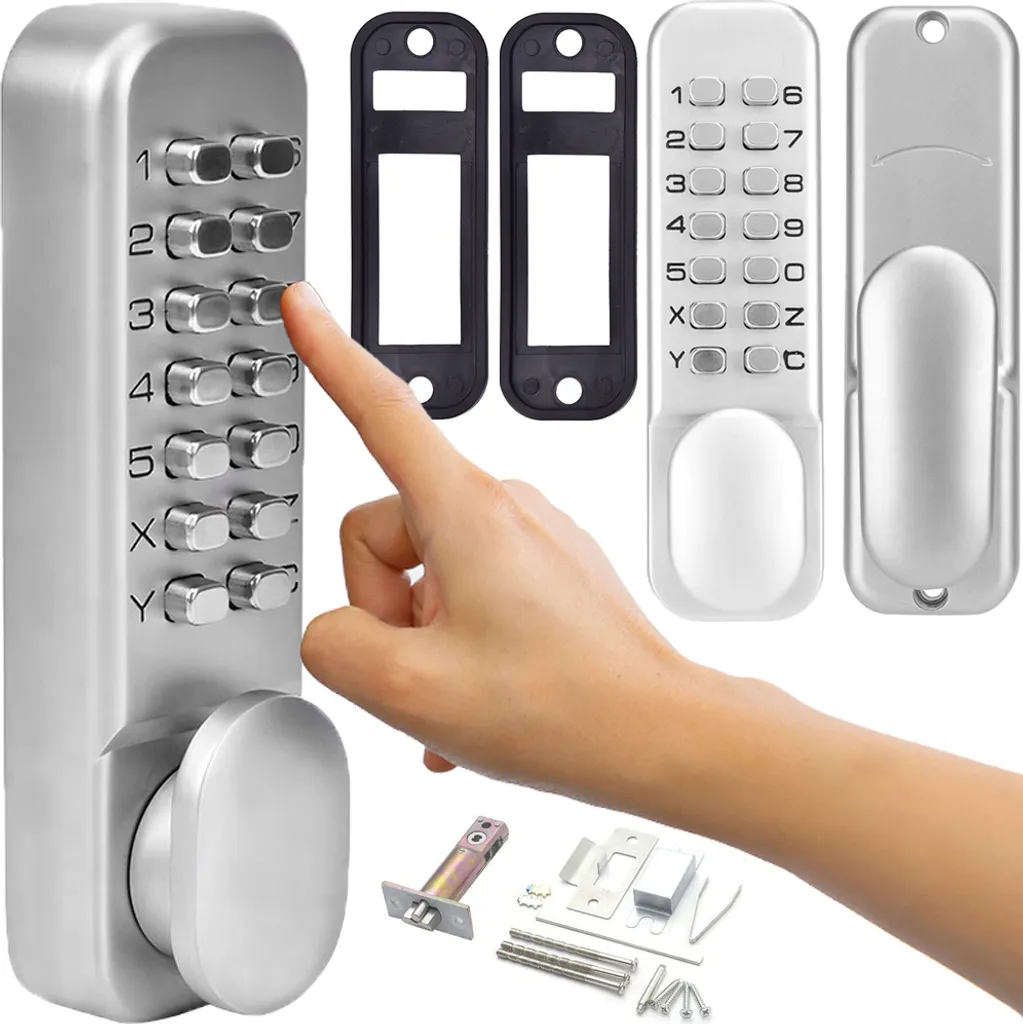 Serrure de porte de chambre à code pour accès privé et bureau à domicile - 2