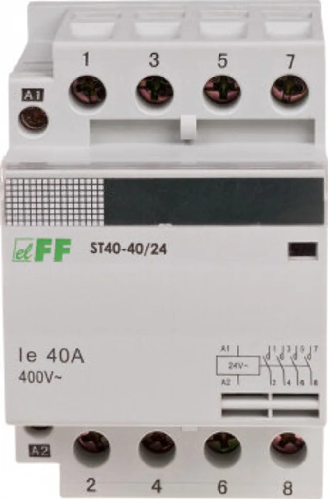 Contacteur modulaire 40A 24V AC pour résoudre les chutes de tension