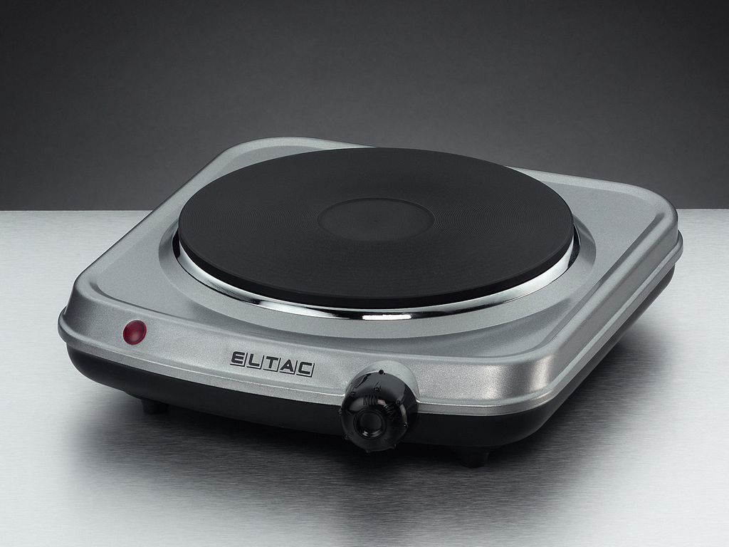 ELTAC Einzelkochplatte EK 18 silbermetallic, 1500 Watt Produktbild 9