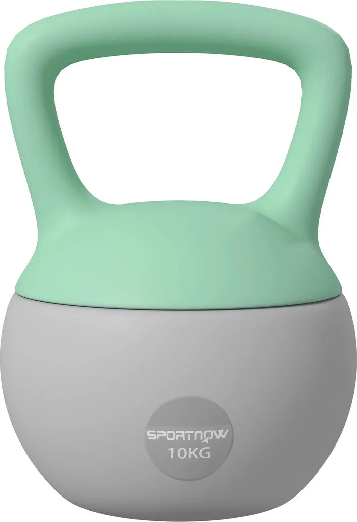 Kettlebell antidérapant 15kg rempli de sable : fini les sols abîmés