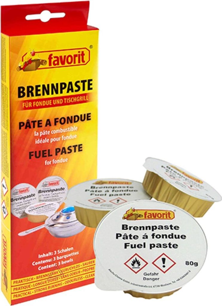Favorit Sicherheitsbrennpaste 3x80g 1811 Brennpasten