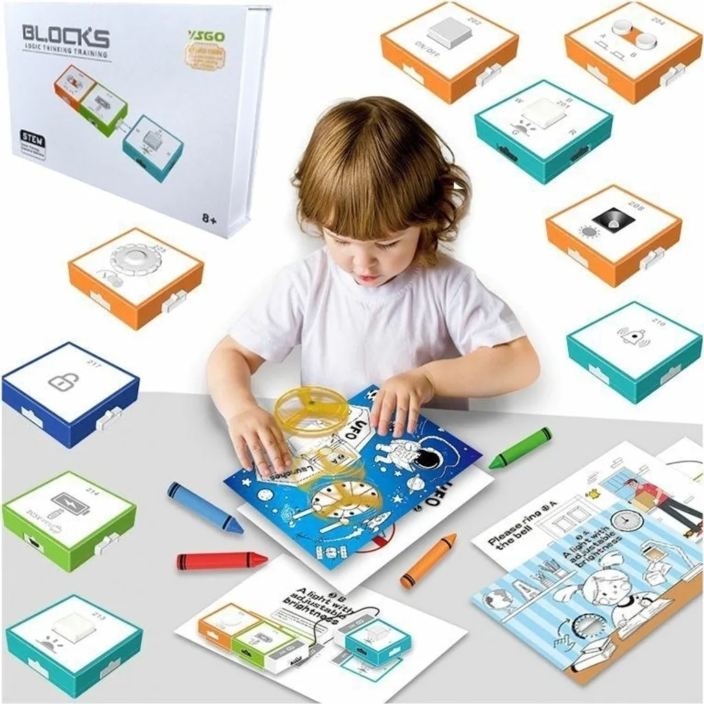 Apprendre le codage sans écran avec les blocs logiques Gotel B80A