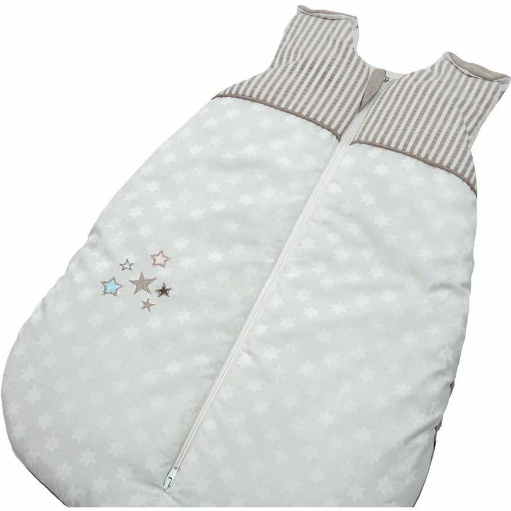Be Be 's Collection Sommer- Schlafsack Glitzer Sterne ecru Produktbild 