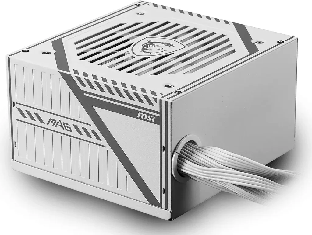 Bloc Alimentation MSI 650W Blanc MAG A650BNL Silencieux 80 Plus Bronze