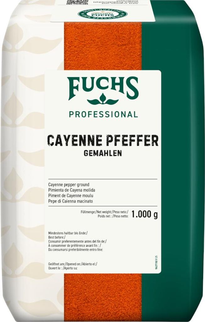 Fuchs kayenský pepř mletý z jemně mletých odrůd chilli Obrázek produktu 