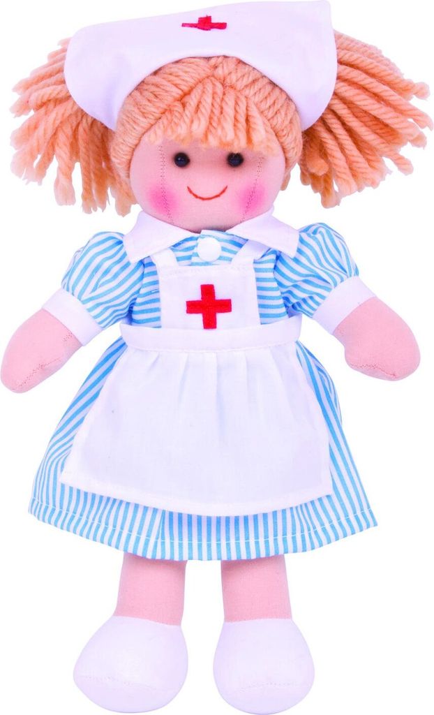 Lalka BigJigs - Pielęgniarka Nancy - Zabawka edukacyjna dla Zdjęcie produktu 