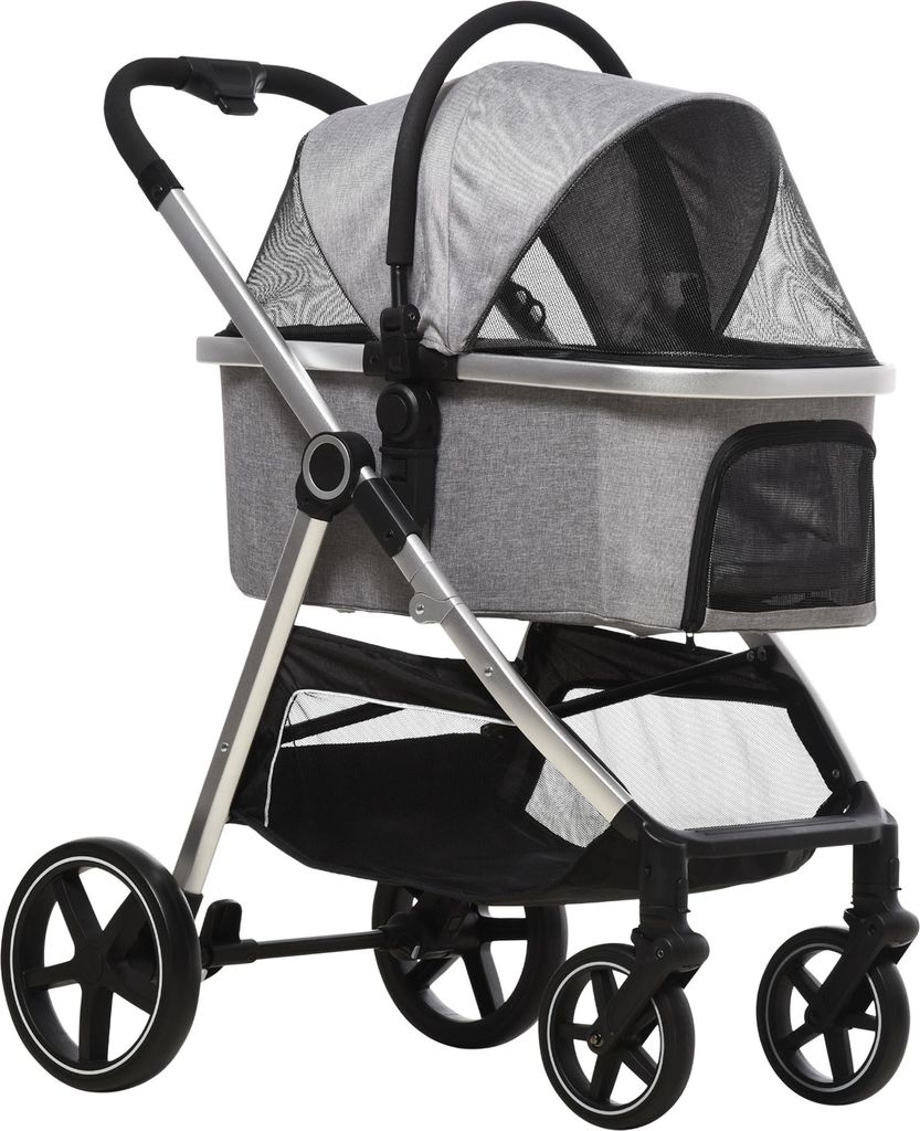 Hundebuggy Hundewagen bis 10 kg Klappbar Tragtasche Produktbild 