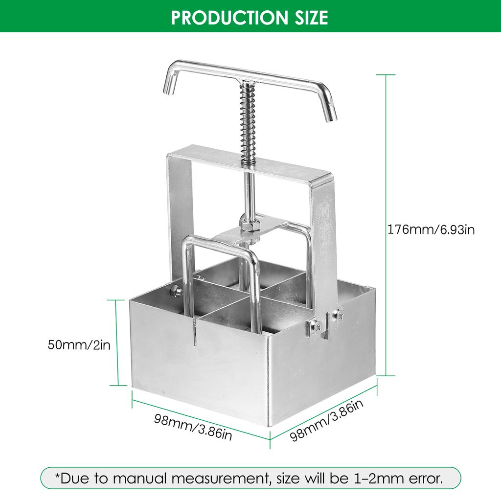 Neu Falknerei Stahlblock Barsch 8" Oben Drinnen & Draußen