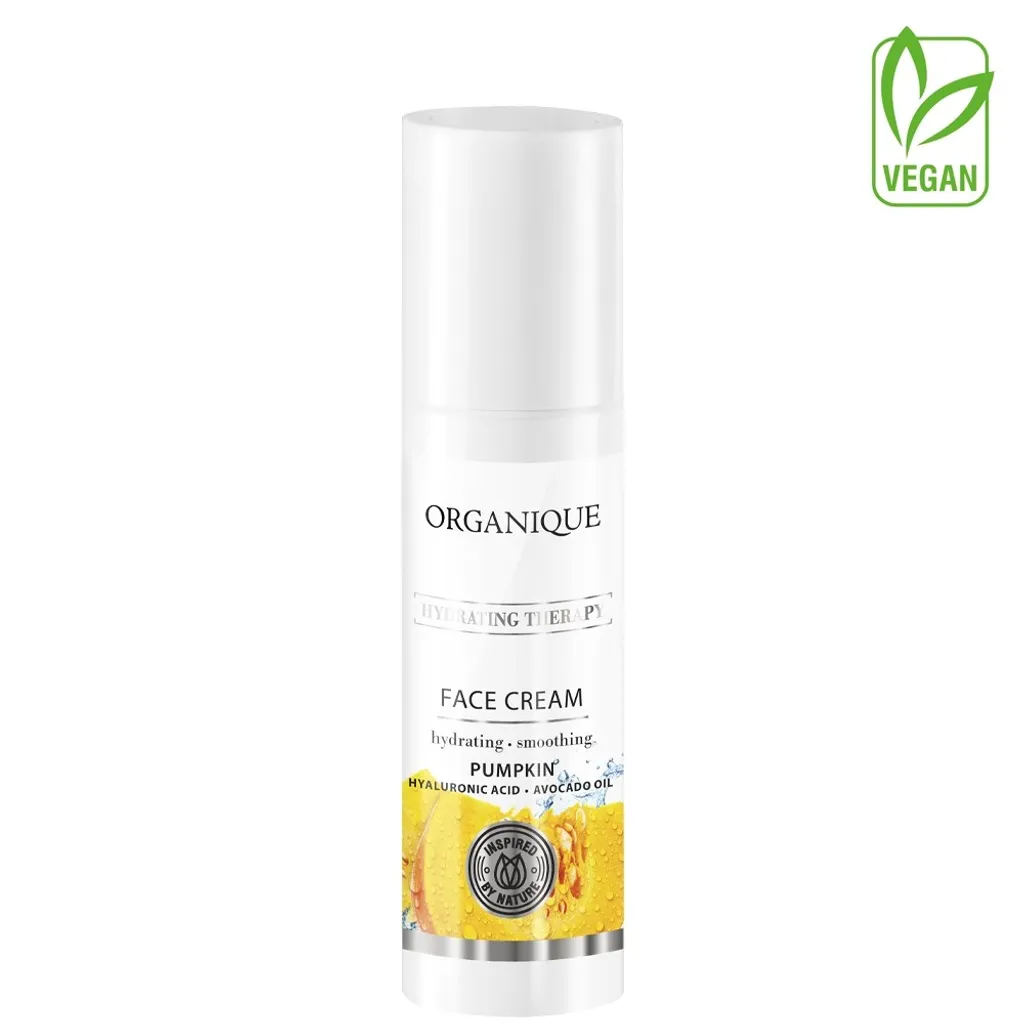 Crème Hydratante Visage à la Citrouille 50ml - Soin de Jour Organique