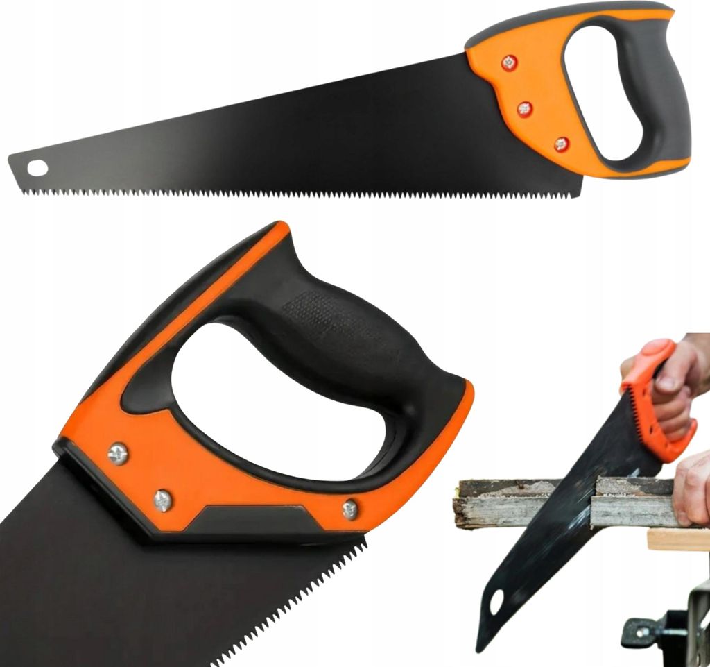 HANDSÄGE FÜR HOLZ PVC Äste Gehärteter Stahl Ergonomischer Griff 400mm