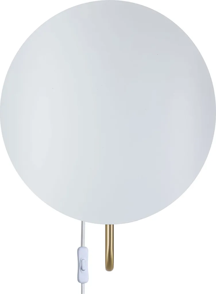 Lampe Spargo Nordlux Blanche Ø 32cm : Métal Robuste et Culot E27 Large