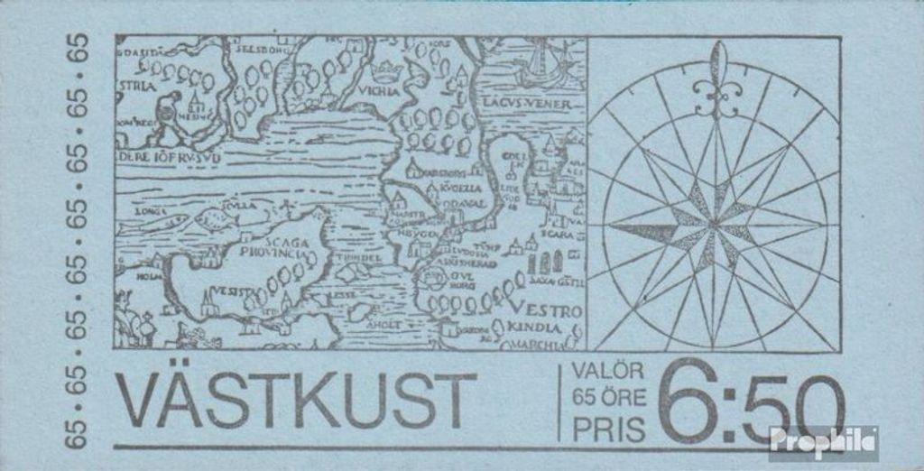 Briefmarken Schweden 1974 Mi MH46 (kompl.Ausg.) postfrisch Westküste