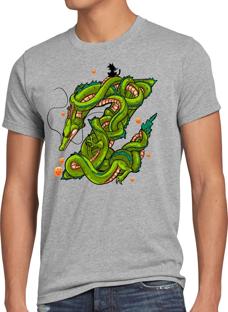 style3 Z Drache Herren T-Shirt shenlong dragon gokui anime shenron