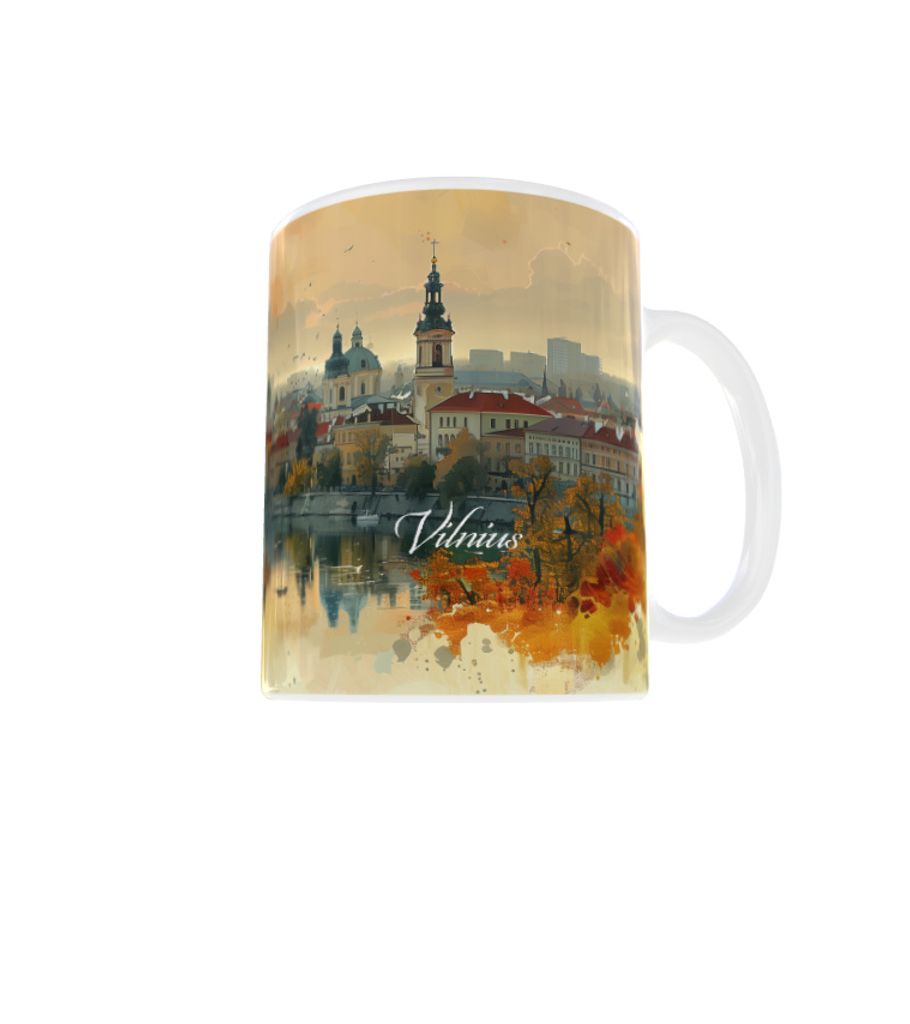 Urlaub Becher 300ml Stadt Reisen Litauen Vilnius Vilnius