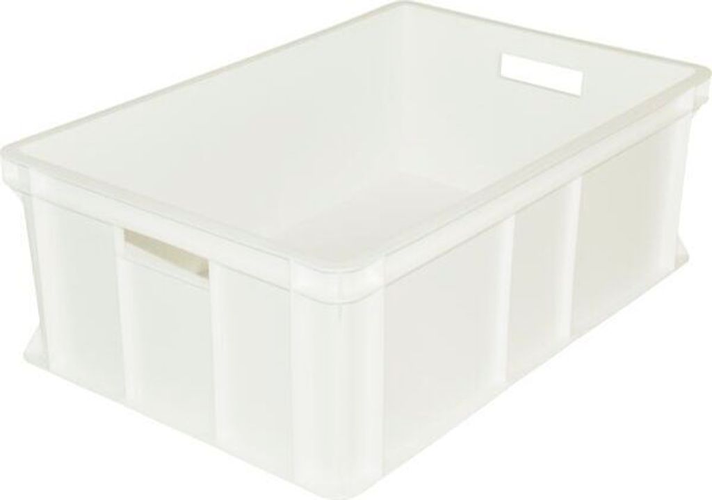 Přepravka plast 40 l 60x40x21 cm, bílá Obrázek produktu 1