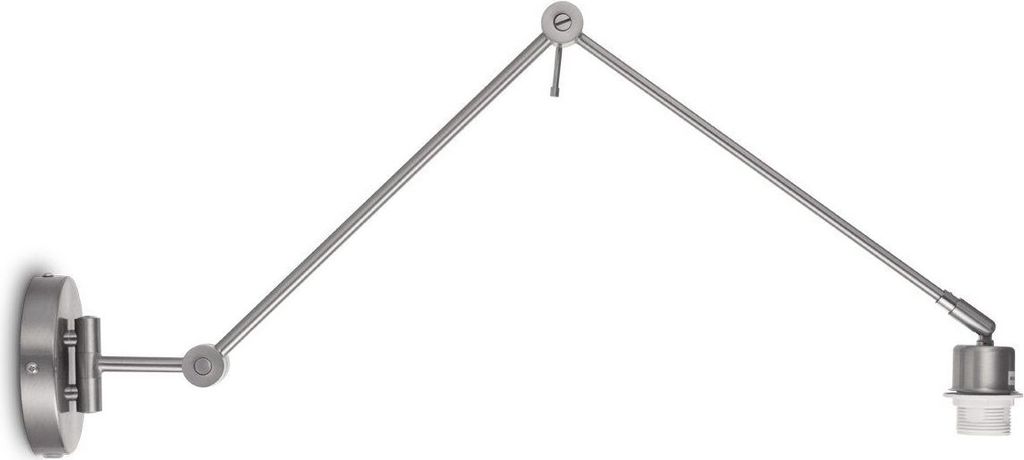 Home Sweet Home Wandleuchte Shift 70/70/32cm - Gebürsteter Stahl