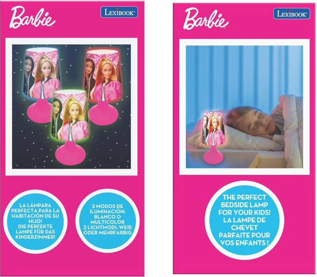 Lampada Notte Barbie LED Wireless - Efficienza e Sicurezza Bambini - 4