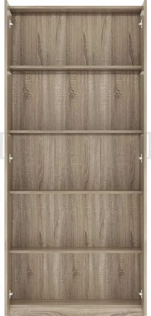 Penderie lingère Mike Sonoma 180cm de hauteur pour chambre ou bureau
