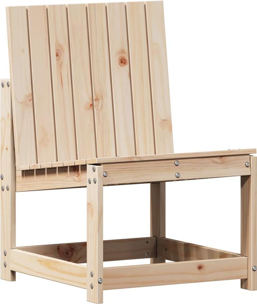 vidaXL Gartenstuhl 50,5x55x77 cm Massivholz Kiefer Produktbild 