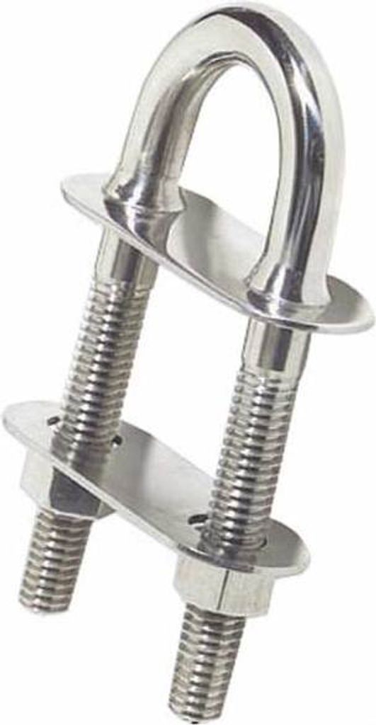 U-Bolzen Verbindungstk konisch VA-Stahl 136x12,5mm , 1 Stück