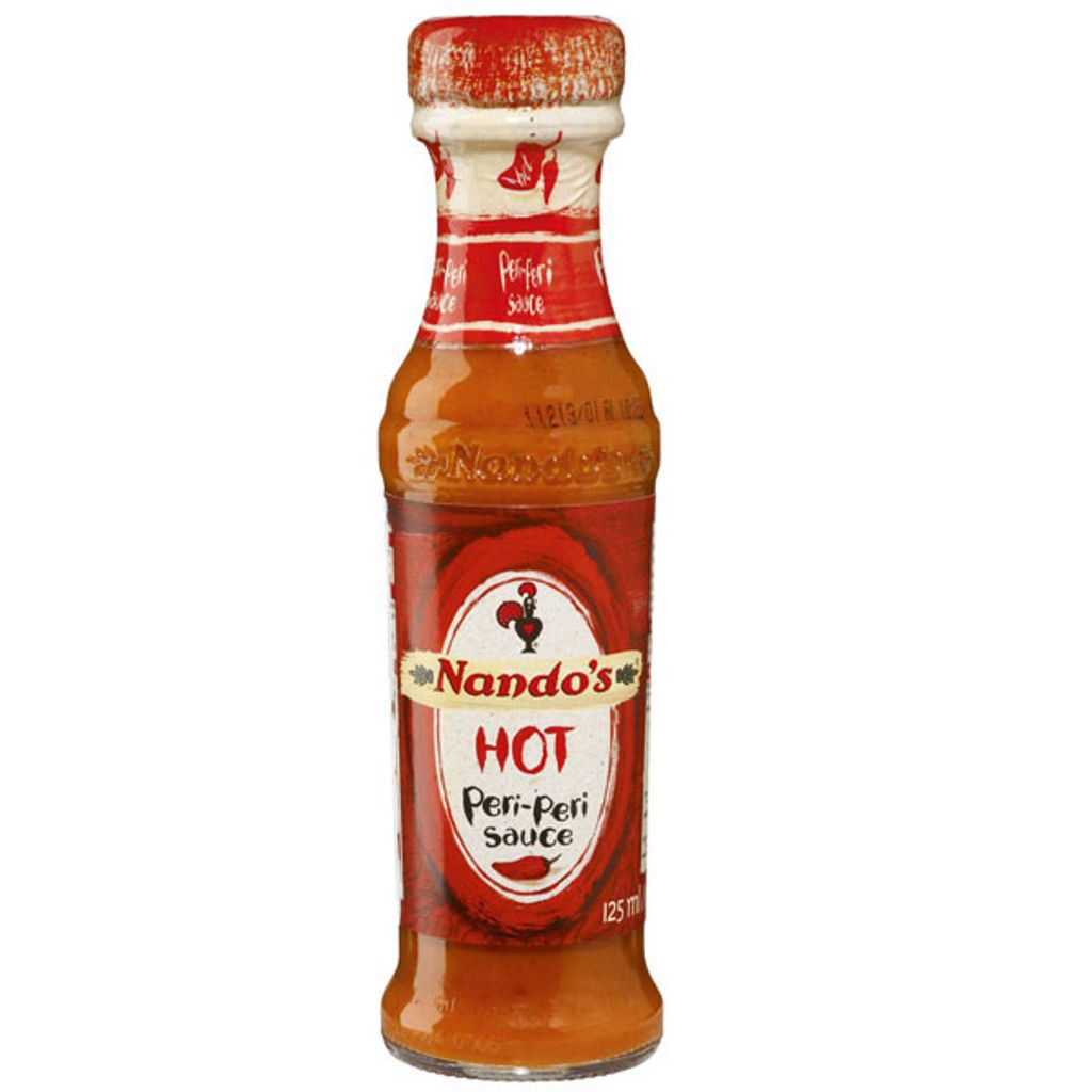 Nando's Hot Peri Peri Sauce (125ml) Produktbild 