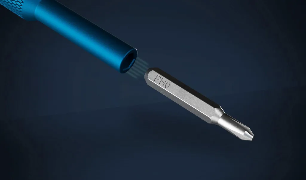 ARCTIC Kit de Tournevis de Précision Bleu Foncé - Set Multi-embouts