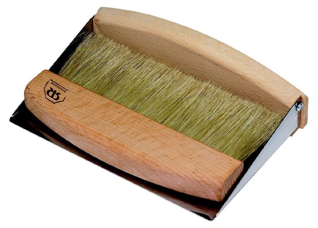 Redecker Tischkehr-Set, Handfeger + Schaufel, Buchenholz