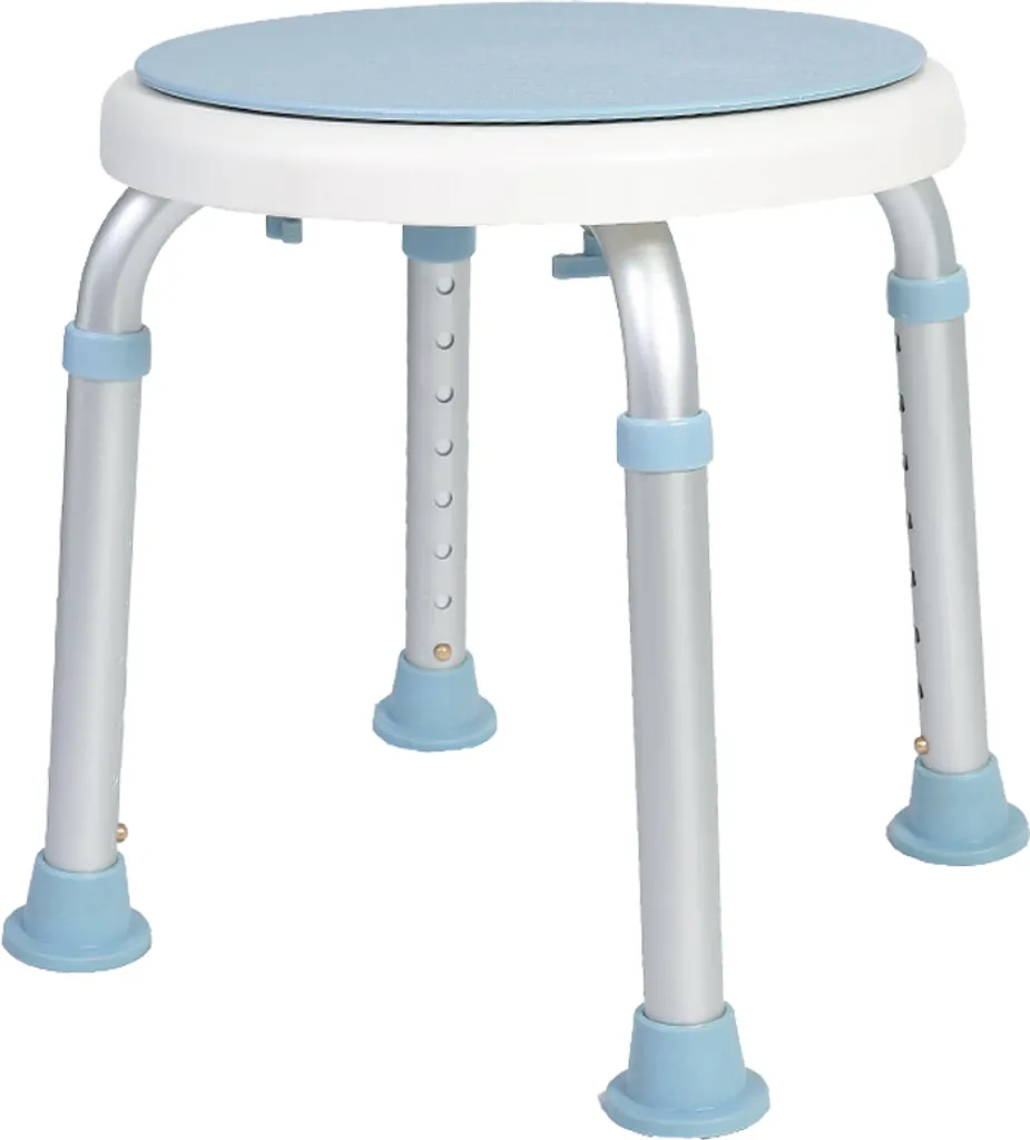 Sgabello Doccia Girevole Karpal 360° - Altezza Regolabile - Offerta