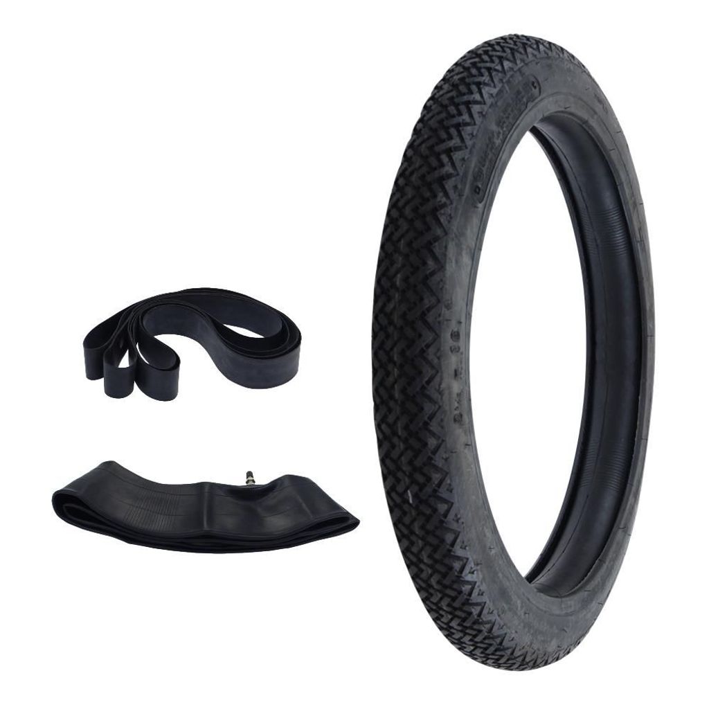 Reifen Kenda K77 2.50-16 (2 1/2 x 16 - 20 x 2,50) 31B TT + Schlauch + Felgenband