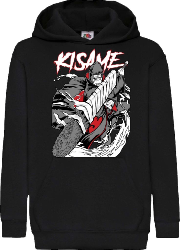 Kinder Kapuzenpullover Naruto Kisame, 5-6 Jahr - 116 / Schwarz